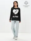 Лонгслив женский. Хлопок / Alone