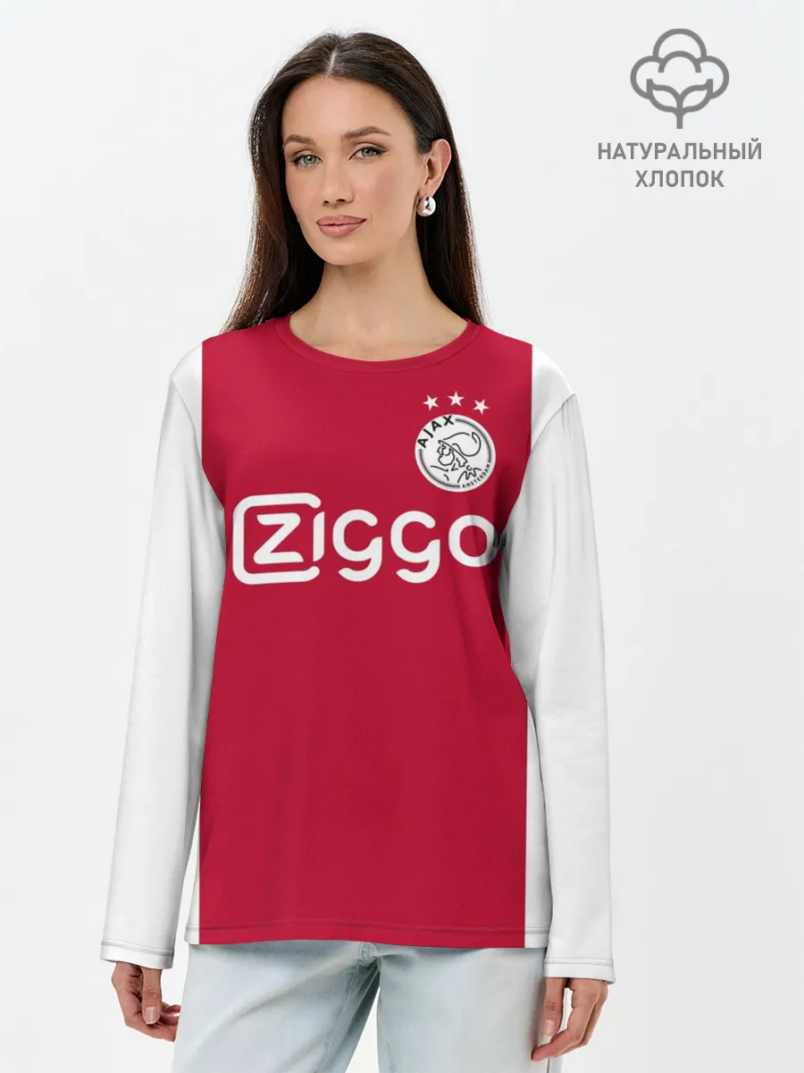 Лонгслив женский. Хлопок / Аякс 19-20 home