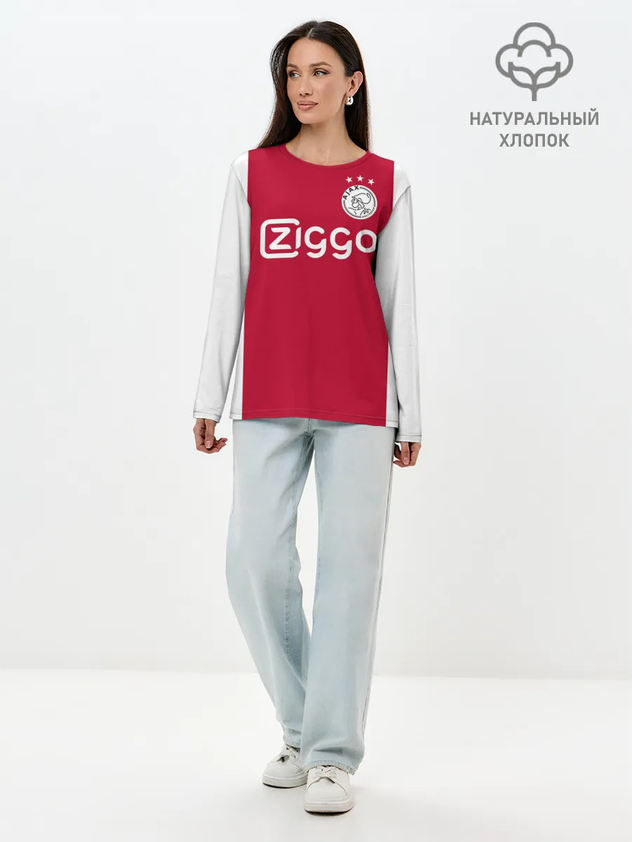 Лонгслив женский. Хлопок / Аякс 19-20 home