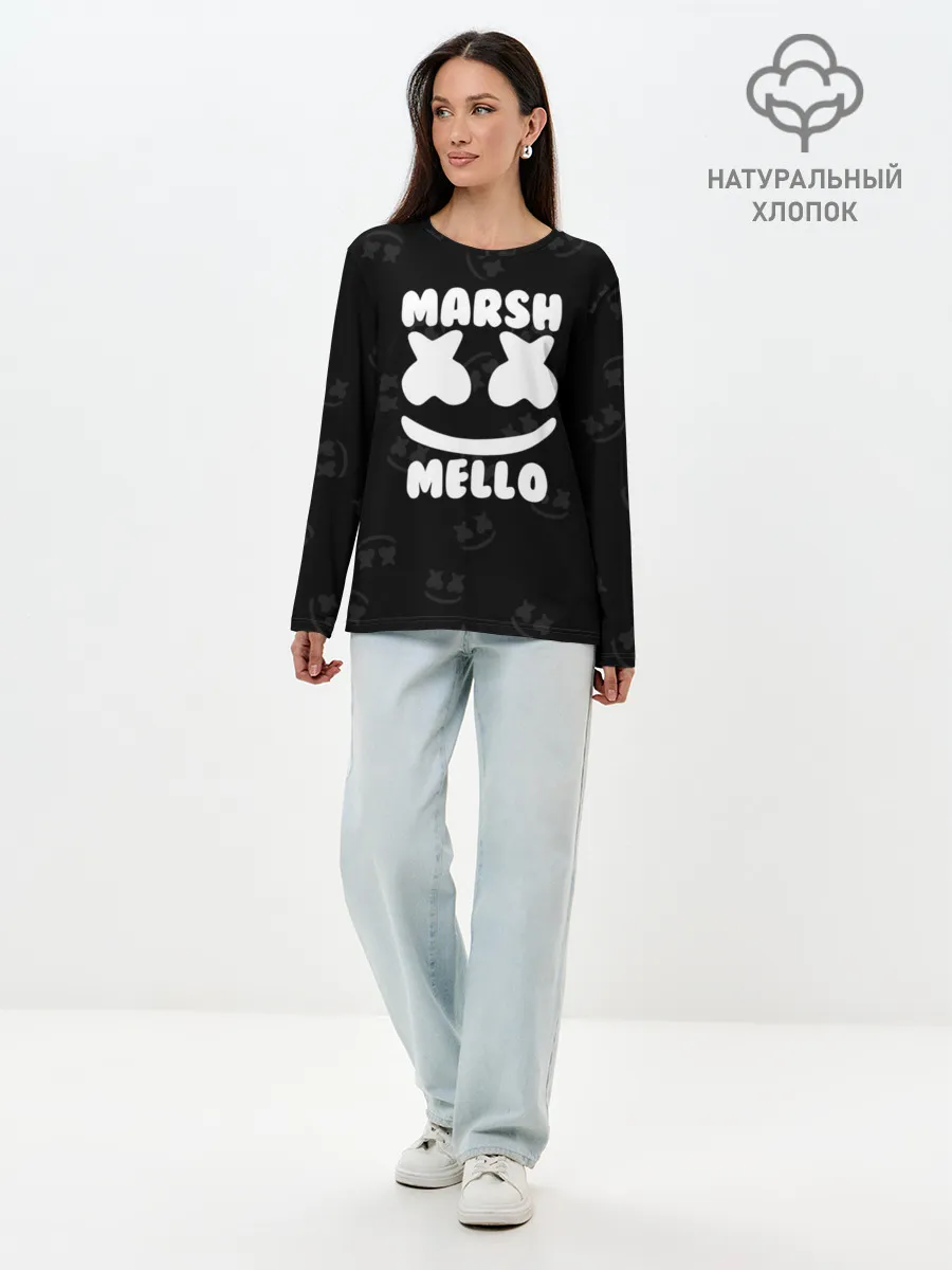Лонгслив женский. Хлопок / Marshmello 7