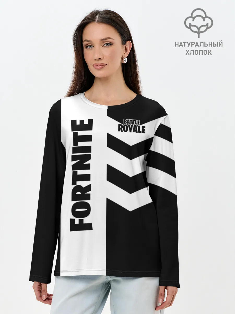 Лонгслив женский. Хлопок / Fortnite Battle Royale