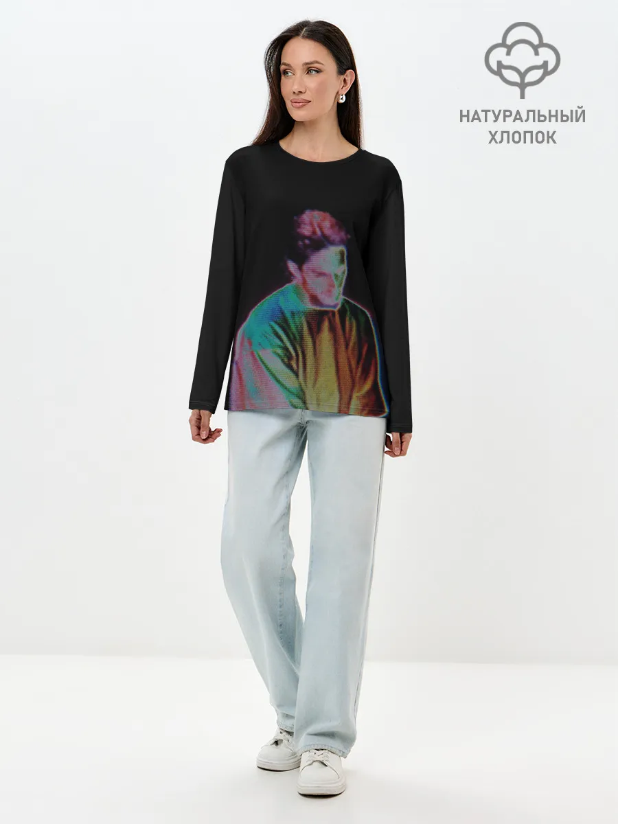 Лонгслив женский. Хлопок / Bones Art 2