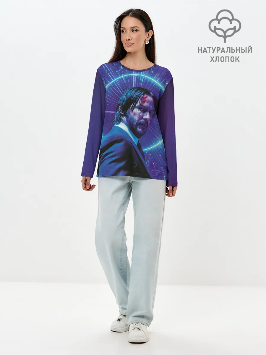 Лонгслив женский. Хлопок / Джон Уик 3