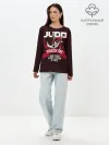 Лонгслив женский. Хлопок / Дзюдо