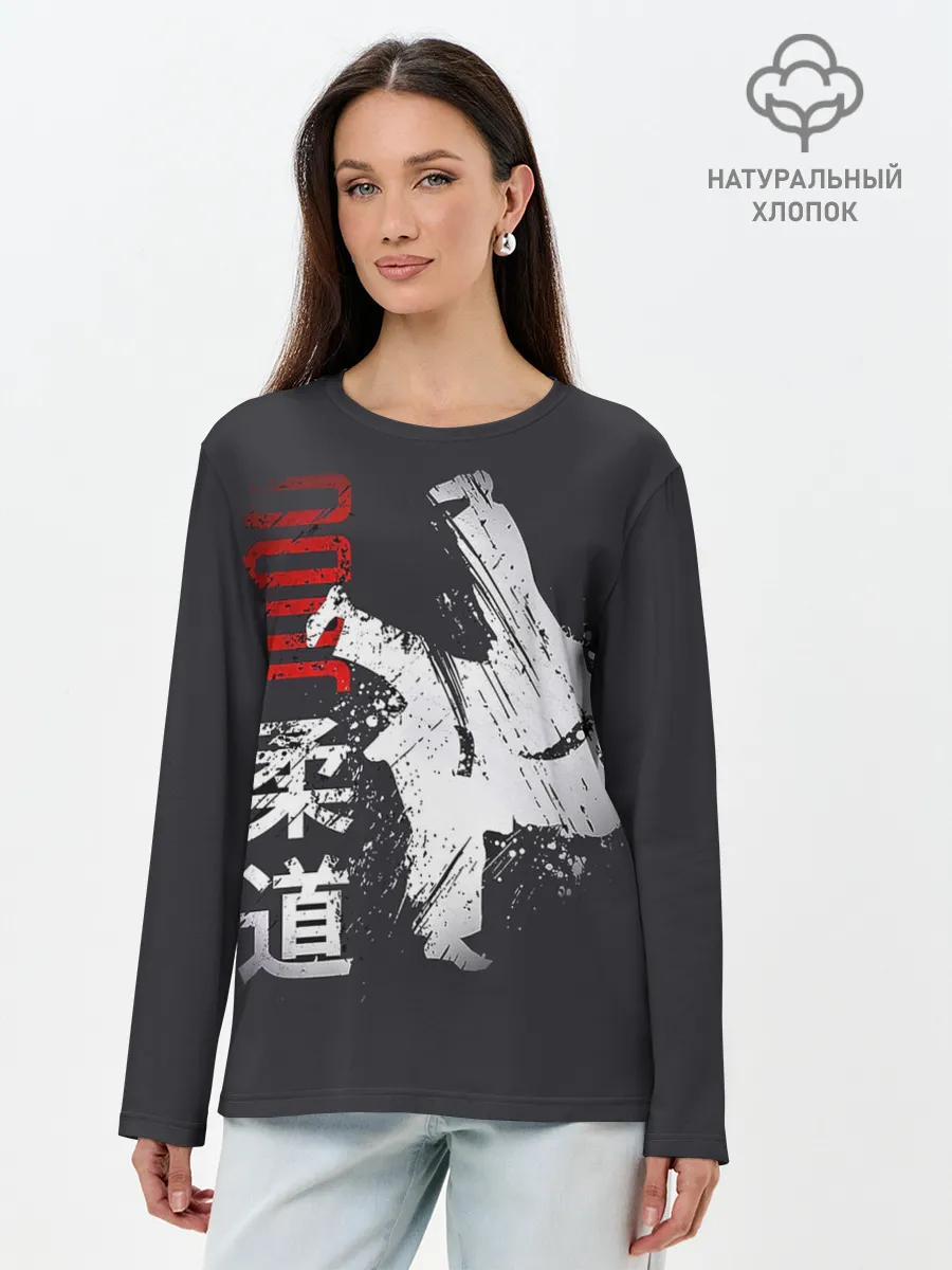Лонгслив женский. Хлопок / Judo