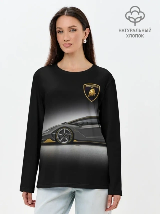 Лонгслив женский. Хлопок / Lambo