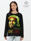 Лонгслив женский. Хлопок / Боб Марли