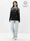Лонгслив женский. Хлопок / Бриллианты