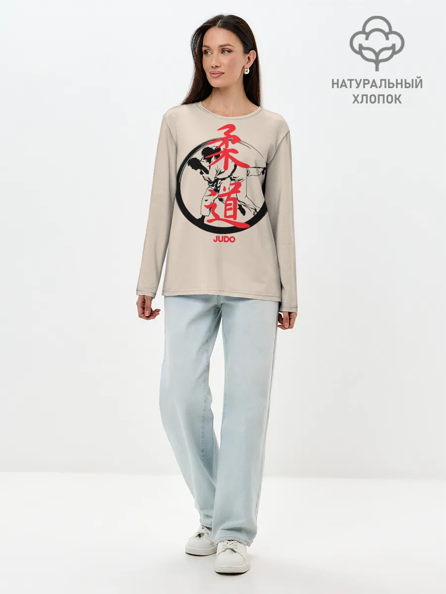 Лонгслив женский. Хлопок / Judo