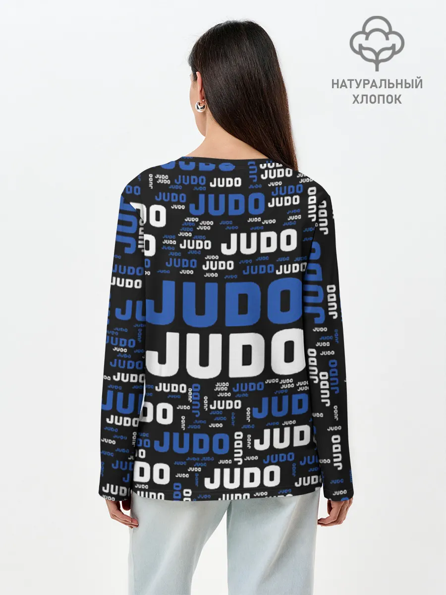 Лонгслив женский. Хлопок / Дзюдо