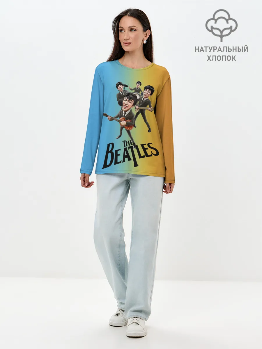 Лонгслив женский. Хлопок / The Beatles