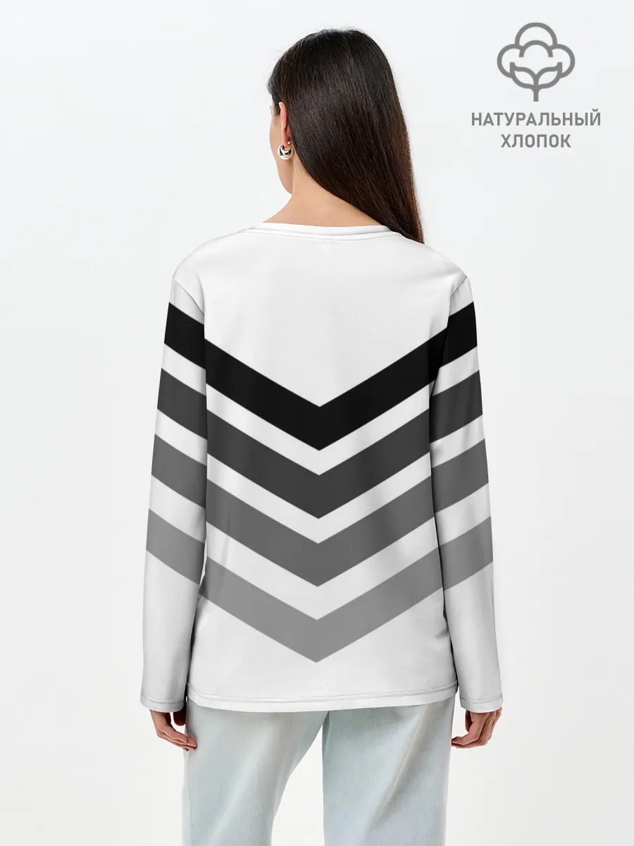 Лонгслив женский. Хлопок / RK800 become deviant