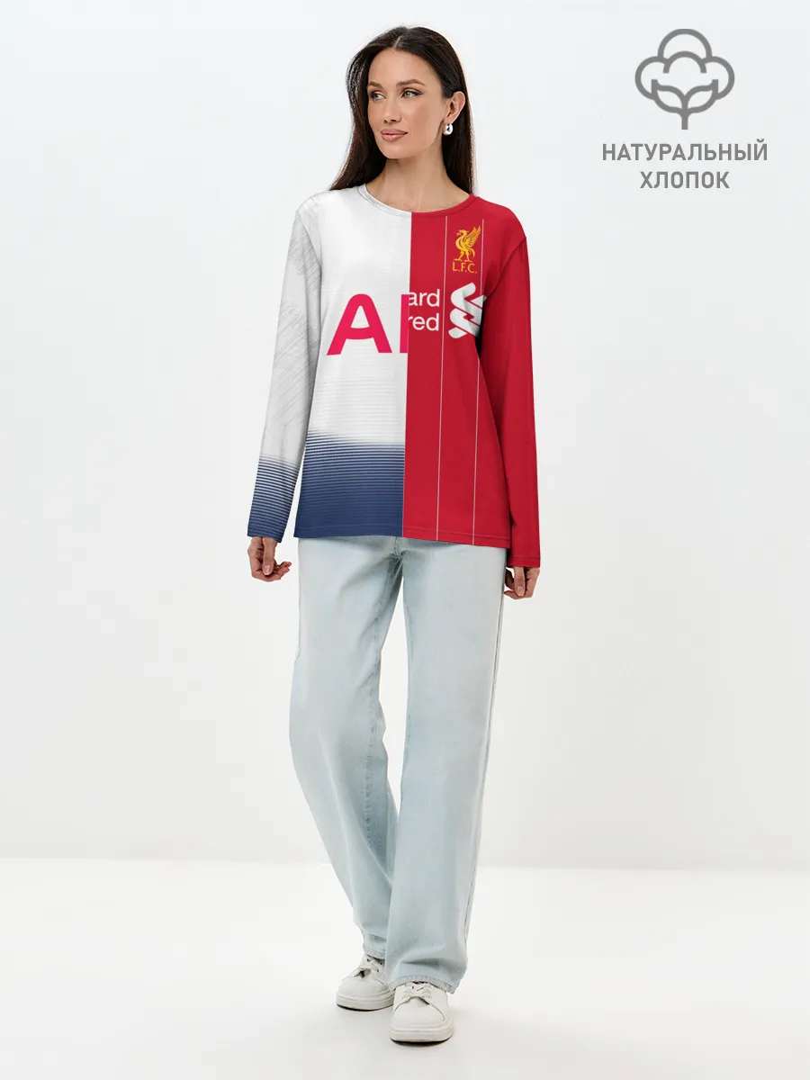 Лонгслив женский. Хлопок / Liverpool vs Tottenham