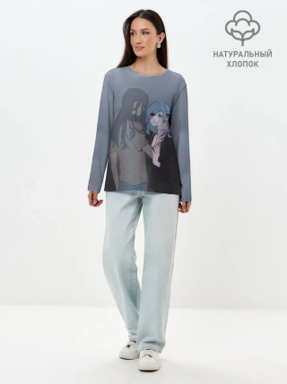 Лонгслив женский. Хлопок / Sally Love