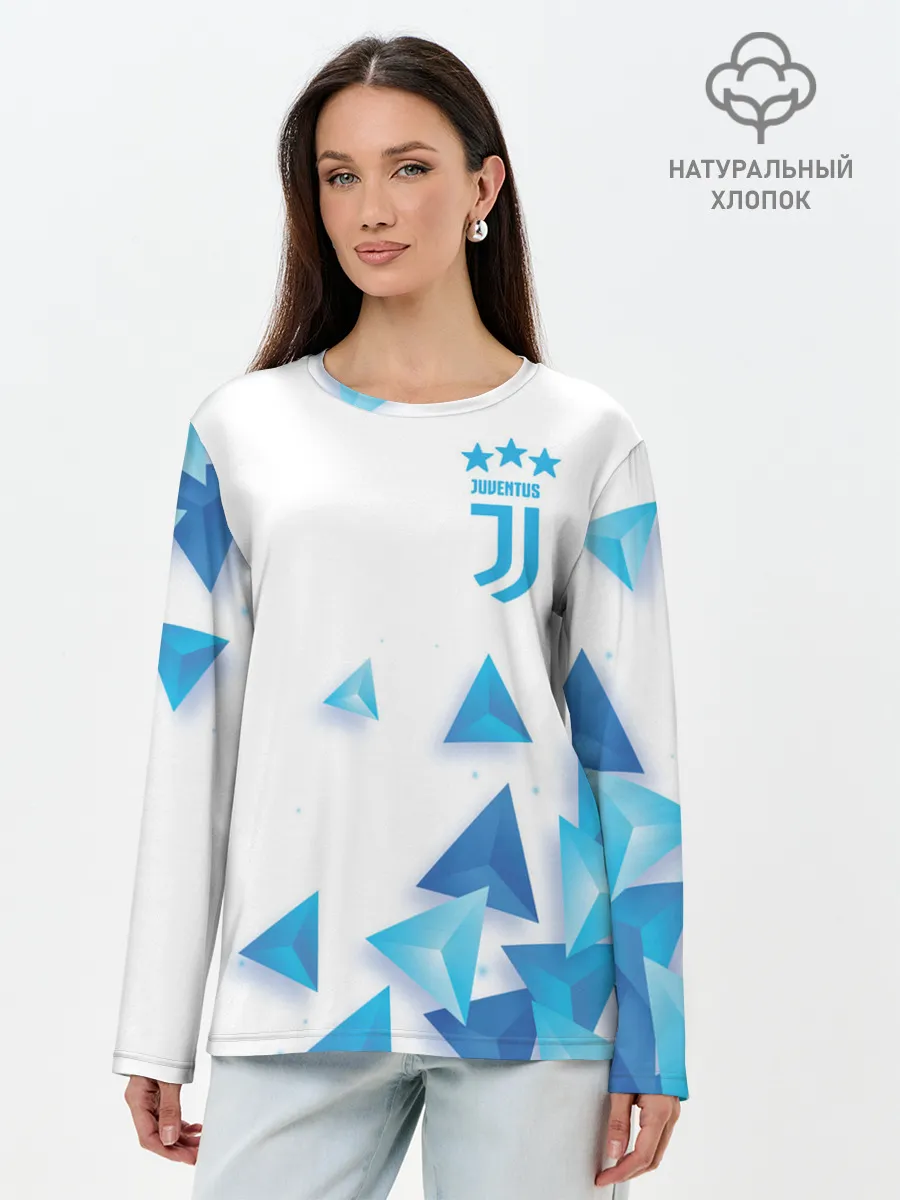 Лонгслив женский. Хлопок / Juventus