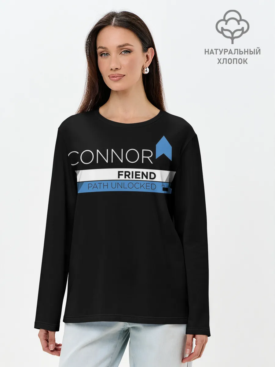 Лонгслив женский. Хлопок / CONNOR FRIEND