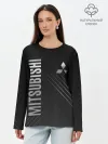 Лонгслив женский. Хлопок / Mitsubishi