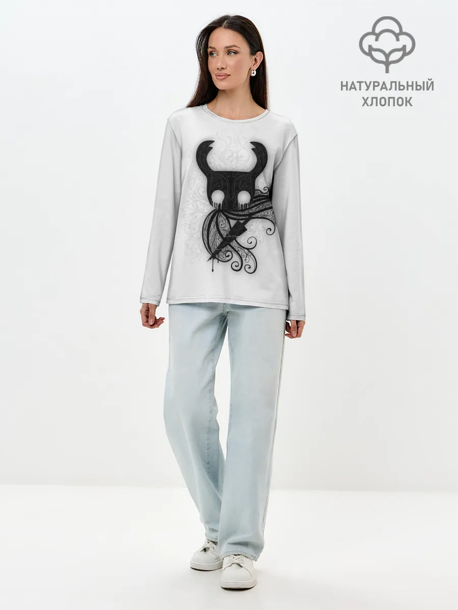 Лонгслив женский. Хлопок / Hollow Knight