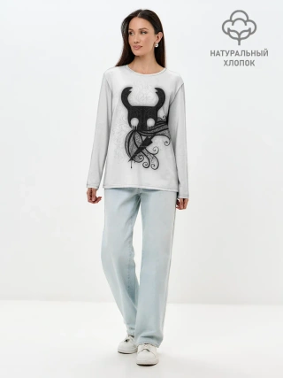 Лонгслив женский. Хлопок / Hollow Knight