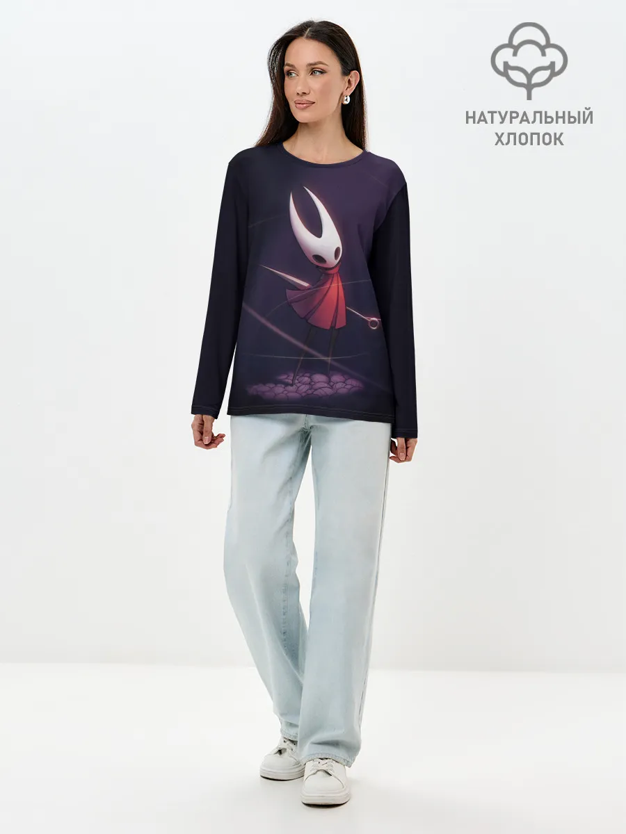 Лонгслив женский. Хлопок / Hollow Knight