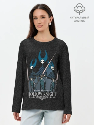 Лонгслив женский. Хлопок / Hollow Knight