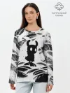 Лонгслив женский. Хлопок / Hollow Knight