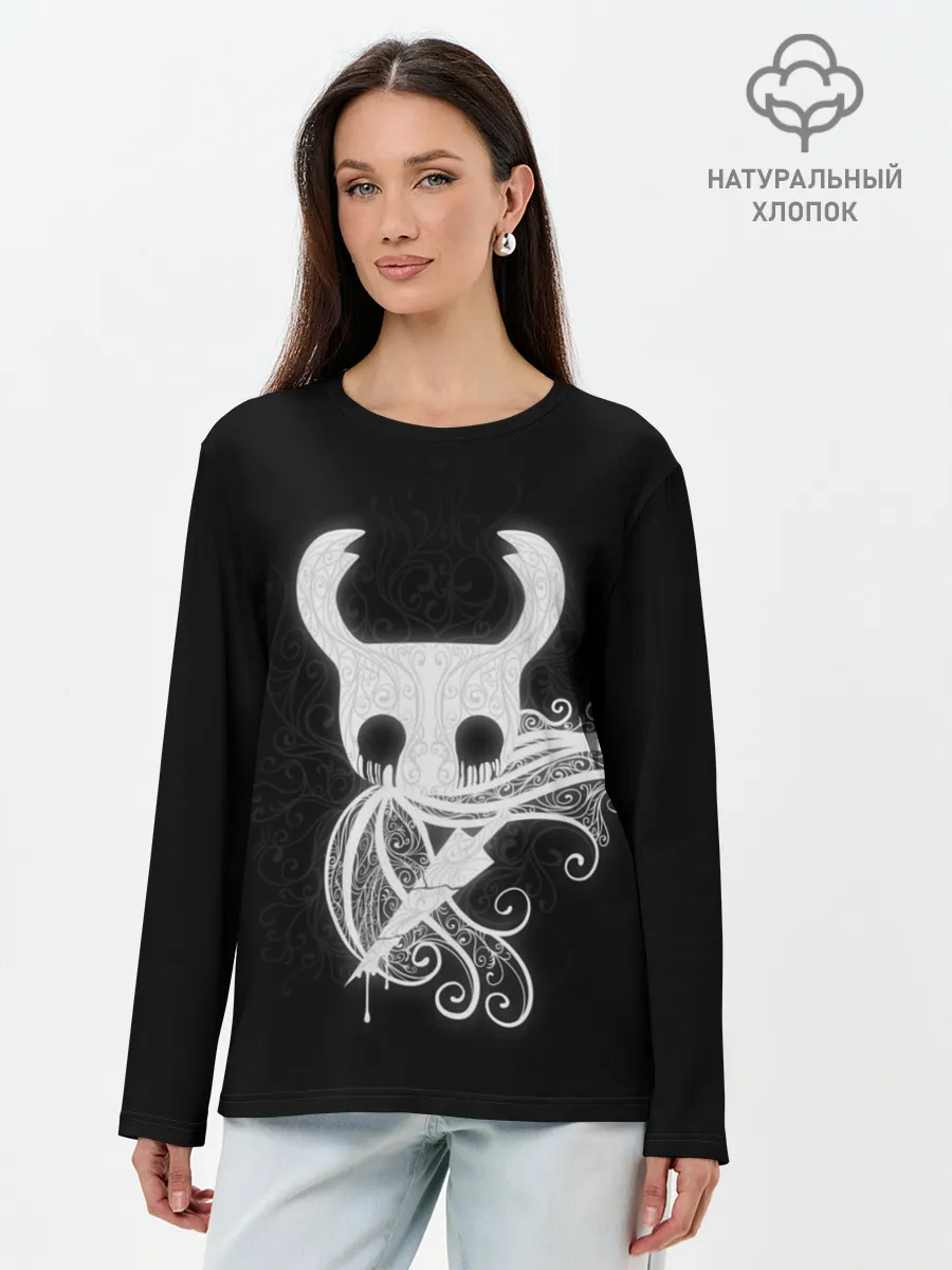 Лонгслив женский. Хлопок / Hollow Knight