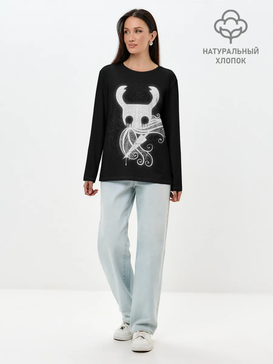 Лонгслив женский. Хлопок / Hollow Knight