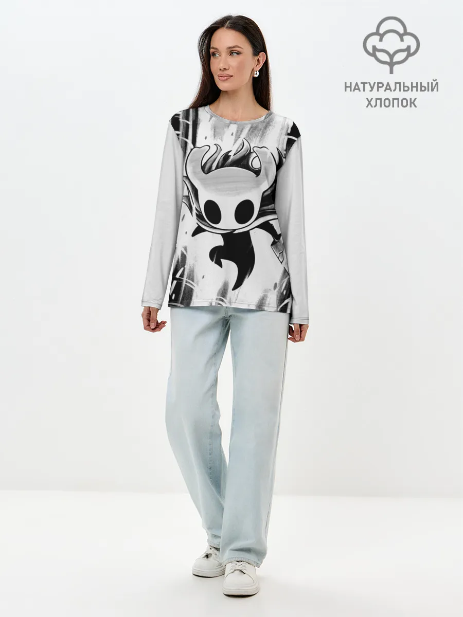 Лонгслив женский. Хлопок / Hollow Knight
