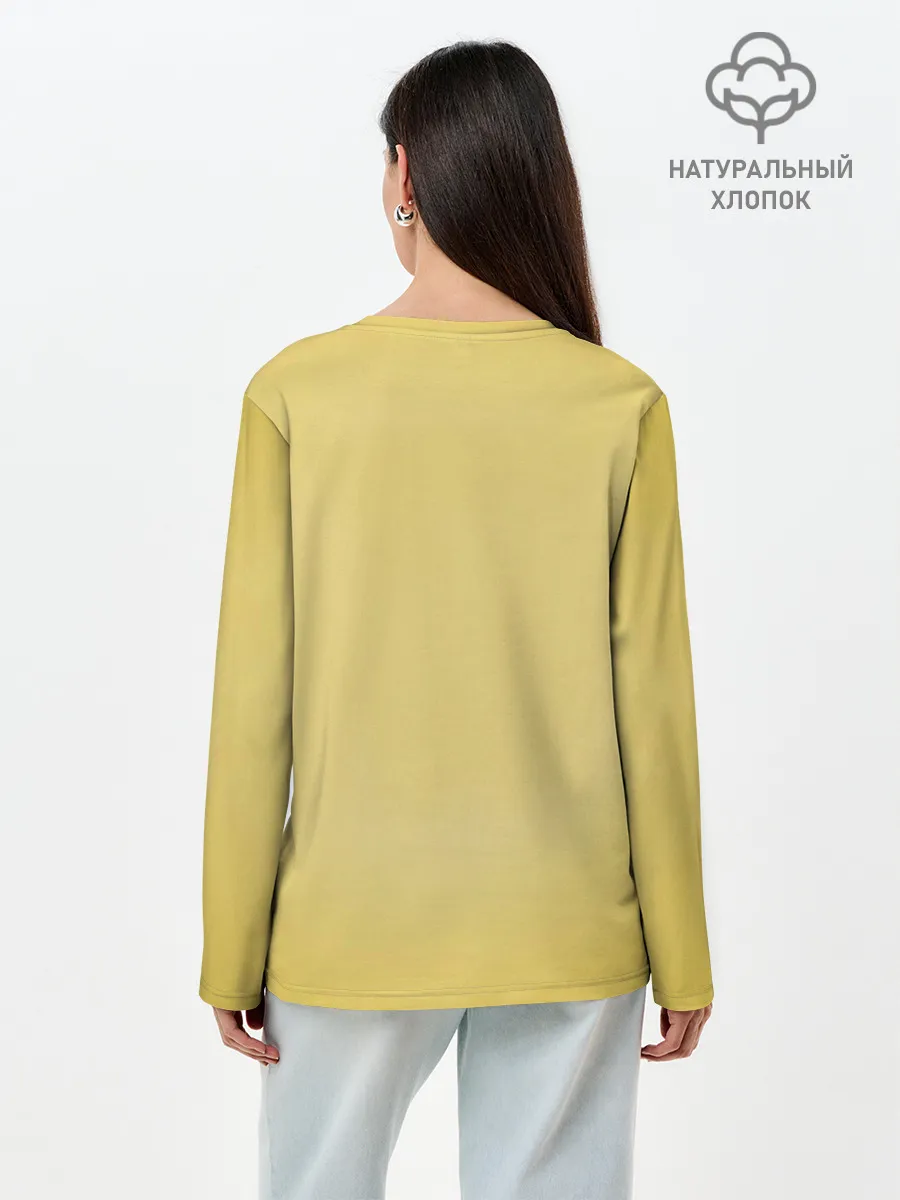 Лонгслив женский. Хлопок / Pikachu Pika Pika
