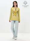 Лонгслив женский. Хлопок / Pikachu Pika Pika