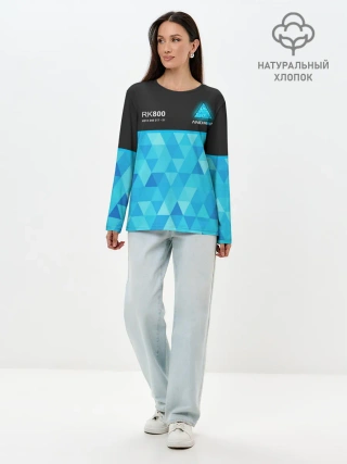 Лонгслив женский. Хлопок / RK800 КОННОР