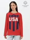 Лонгслив женский. Хлопок / USA