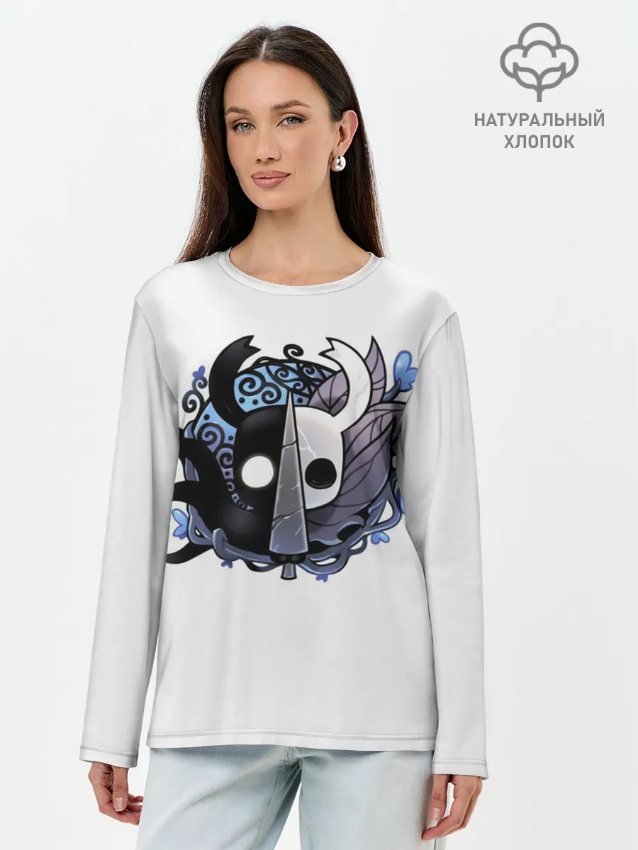 Лонгслив женский. Хлопок / Hollow Knight