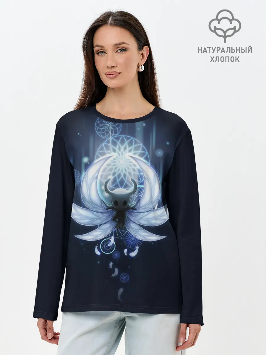 Лонгслив женский. Хлопок / Hollow Knight