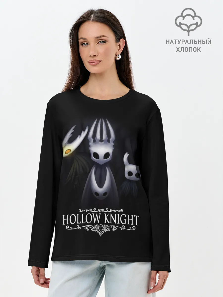 Лонгслив женский. Хлопок / Hollow Knight