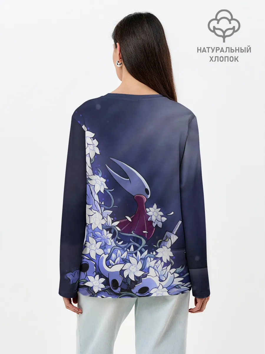 Лонгслив женский. Хлопок / Hollow Knight