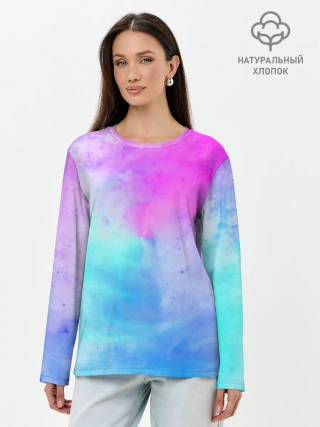Лонгслив женский. Хлопок / Лето