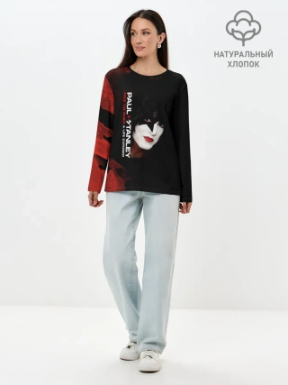 Лонгслив женский. Хлопок / Kiss
