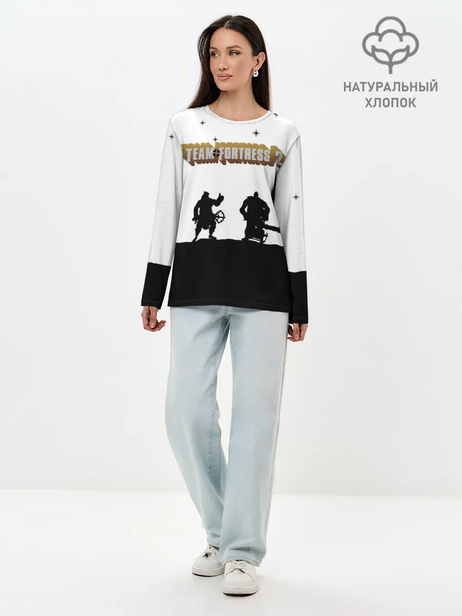 Лонгслив женский. Хлопок / Team Fortress 2