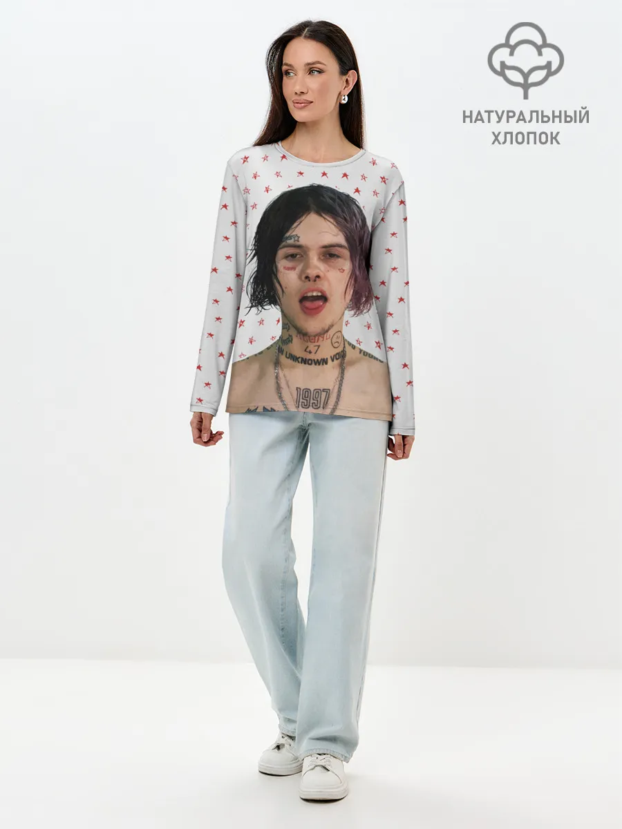 Лонгслив женский. Хлопок / ДЖИЗУС