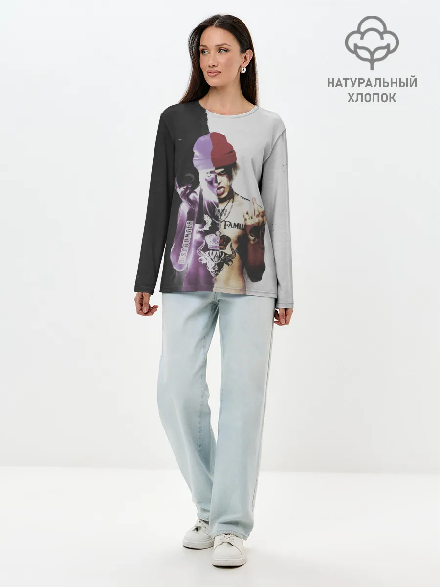 Лонгслив женский. Хлопок / ДЖИЗУС