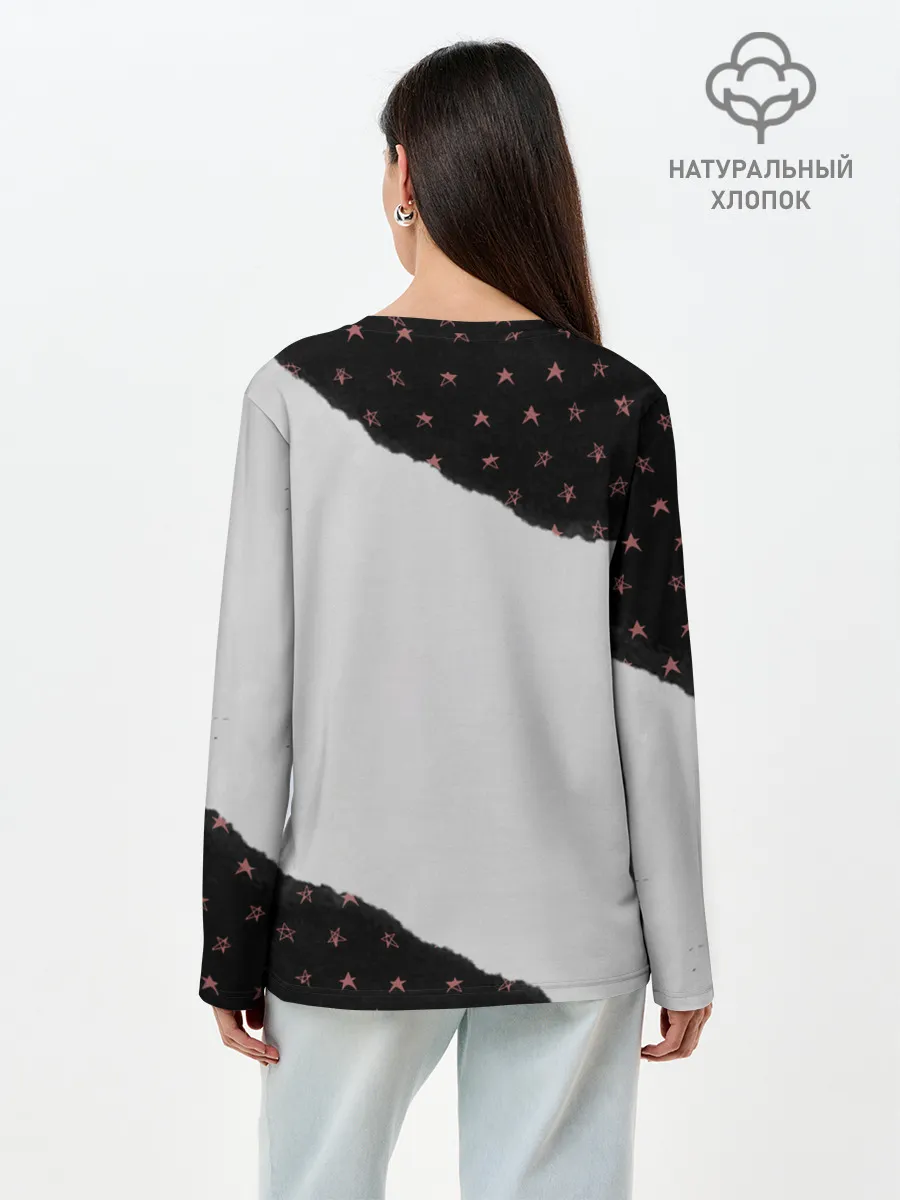 Лонгслив женский. Хлопок / ДЖИЗУС