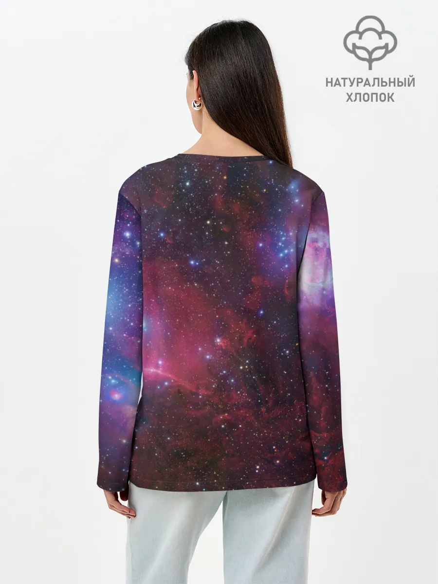 Лонгслив женский. Хлопок / Warframe Logo