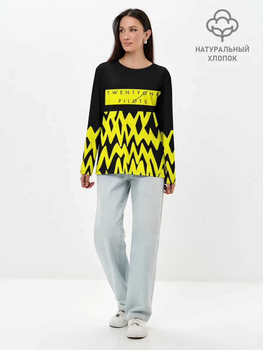 Лонгслив женский. Хлопок / Twenty One Pilots 12