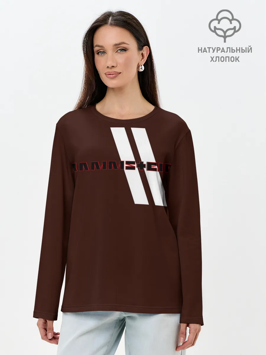 Лонгслив женский. Хлопок / Rammstein...