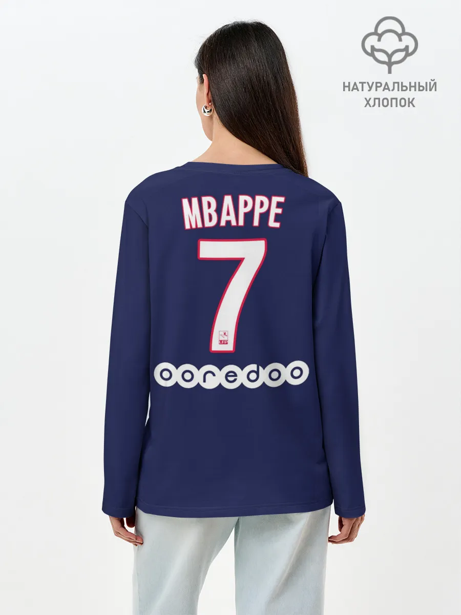 Лонгслив женский. Хлопок / Mbappe Home 19-20