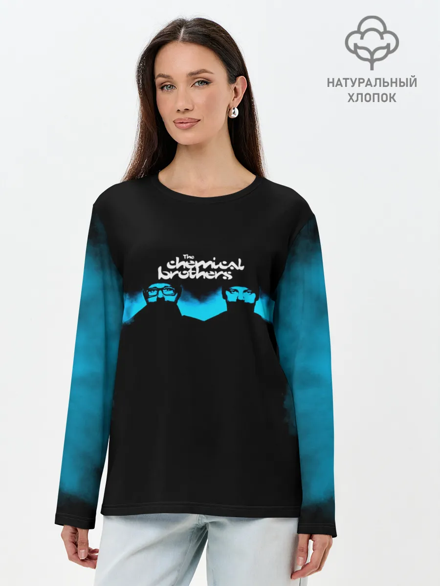 Лонгслив женский. Хлопок / The Chemical Brothers