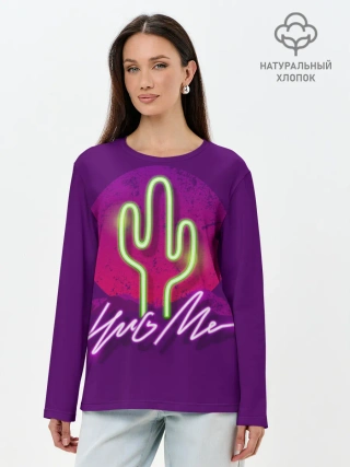 Лонгслив женский. Хлопок / Hug Me