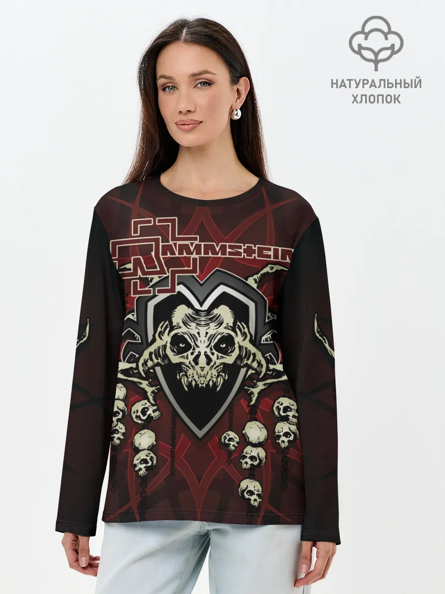 Лонгслив женский. Хлопок / Rammstein
